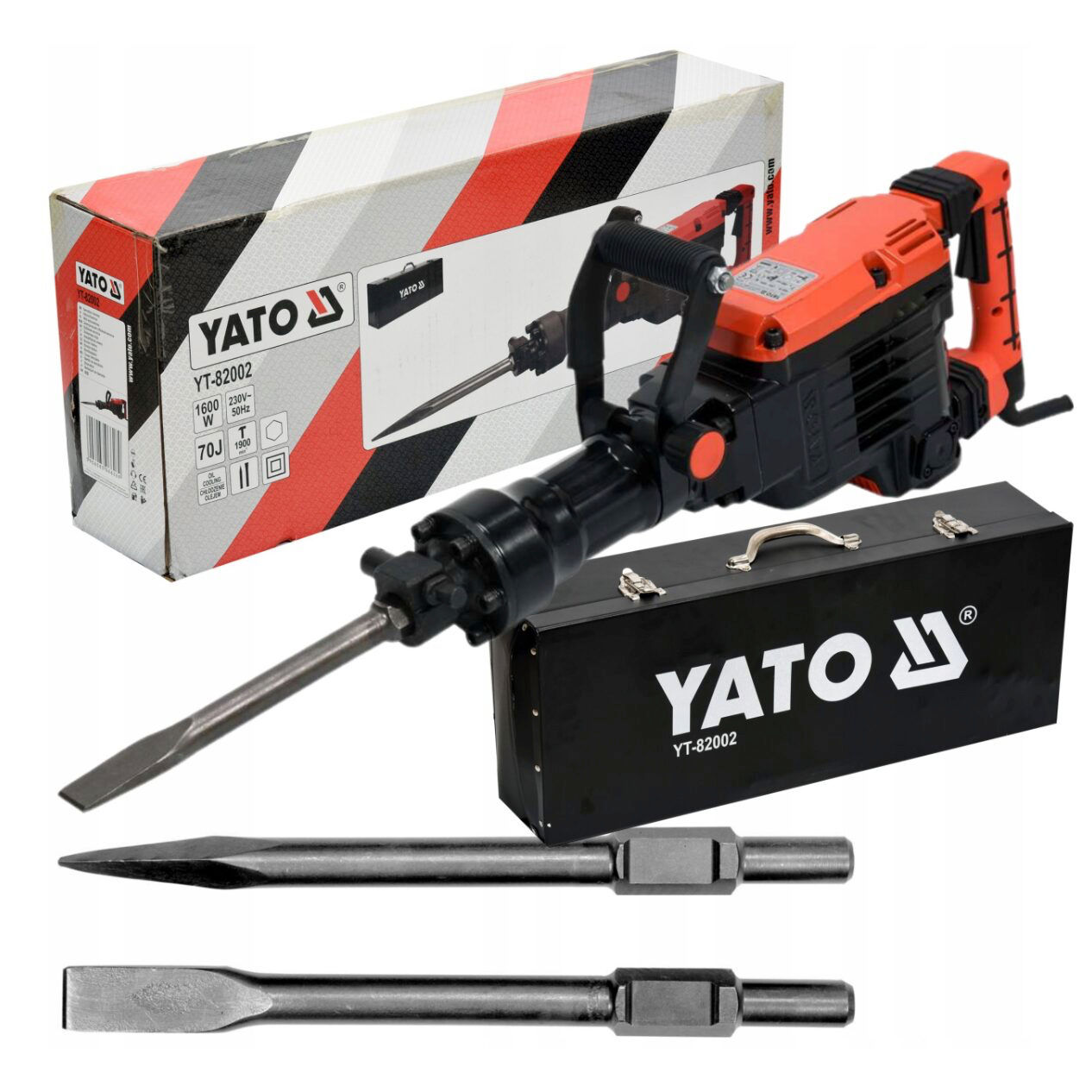 Ciocan demolator, Yato YT-82001, 1600 W, 1900 BPM, 65 J - MiroMoto